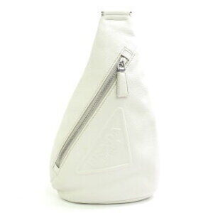 Prada V logo Shoulder OLO Crossbody sling Daino leather white BODY bag triangle